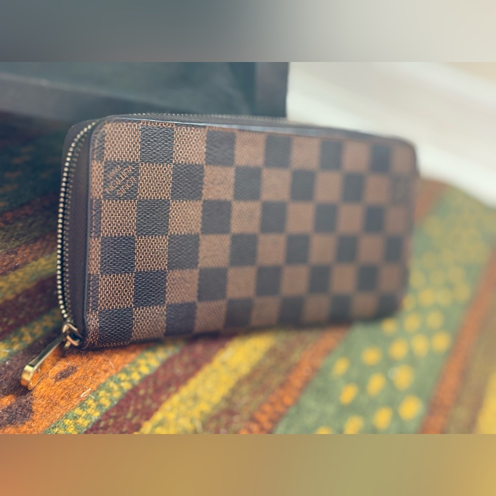LV Paris Checkered Brown Wallet New Condition - Picture 4 of 4